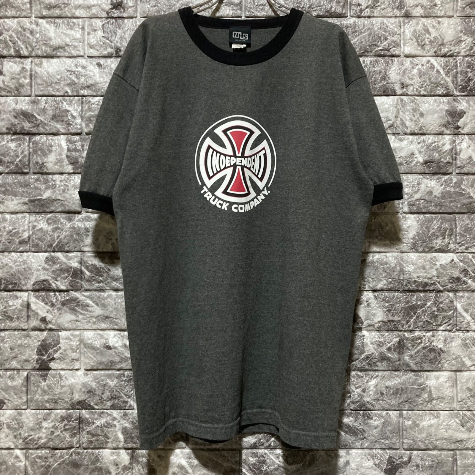 INDEPENDENT リンガー Tシャツ L インディペンデント ⑤① INDEPENDENT 