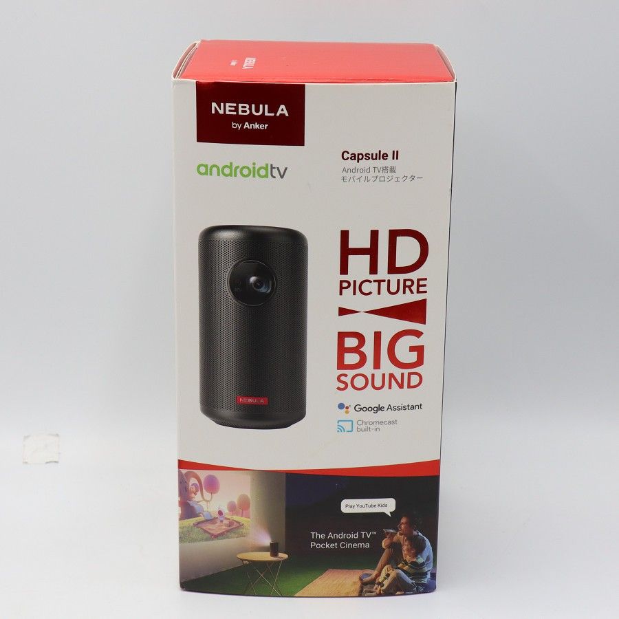 美品】Anker Nebula Capsule II D2421N12 ブラック モバイル 