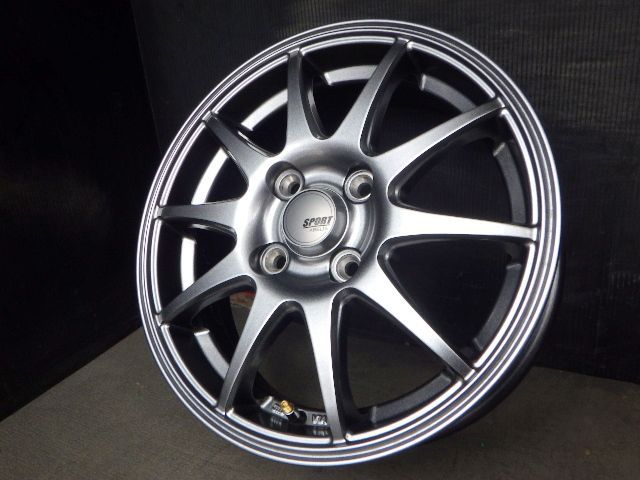【3719】J送料無料▲SPORT ABELIA▲14x4.5J 4穴 100 +45▲4本 26102354