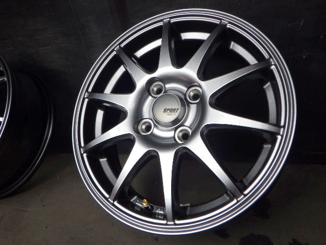 【3719】J送料無料▲SPORT ABELIA▲14x4.5J 4穴 100 +45▲4本 26102354