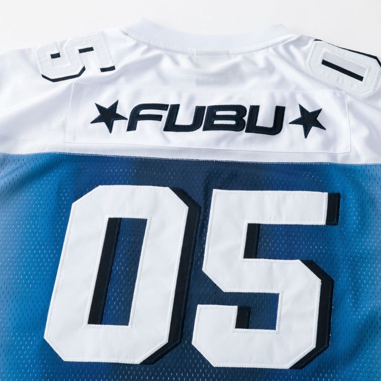 新作】【FUBU／フブ・グラデーションゲームシャツ（ホワイト