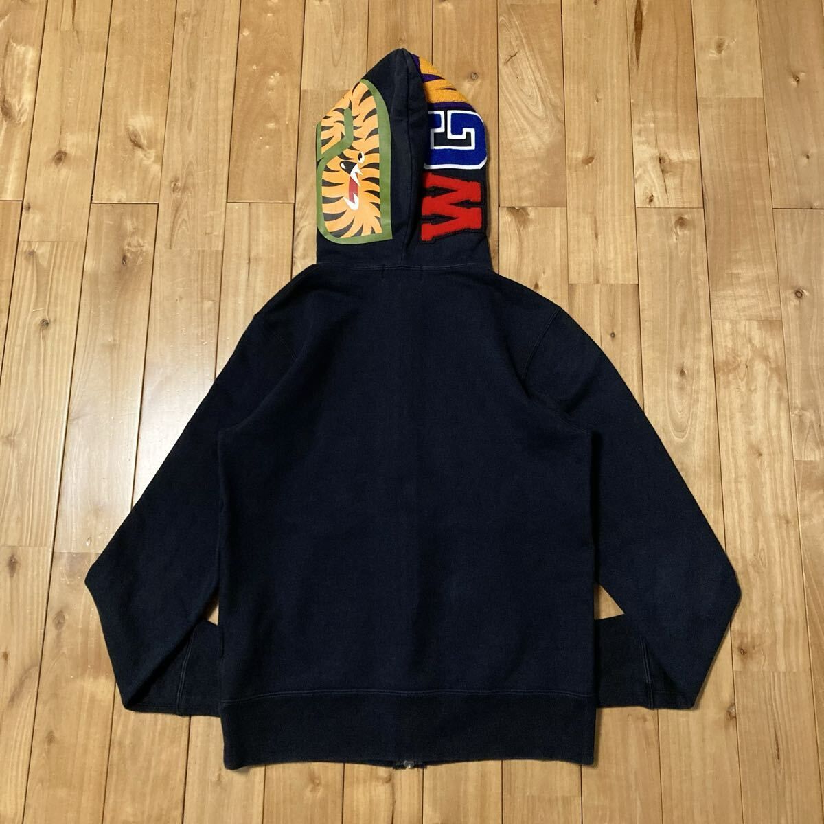 WGM シャーク パーカー Mサイズ ブラック shark full zip hoodie a 