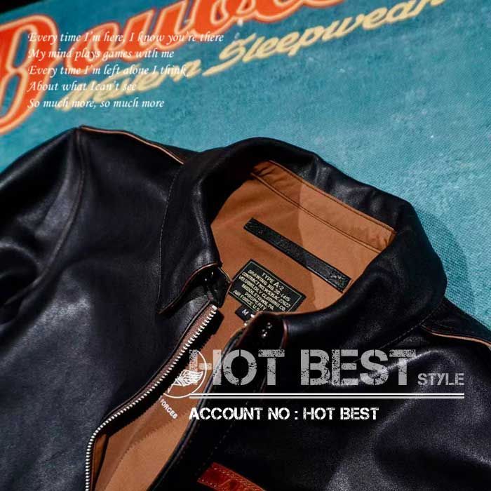 1.3mm ホースハイド 復刻30's USAF TYPE A-2 フライトジャケット