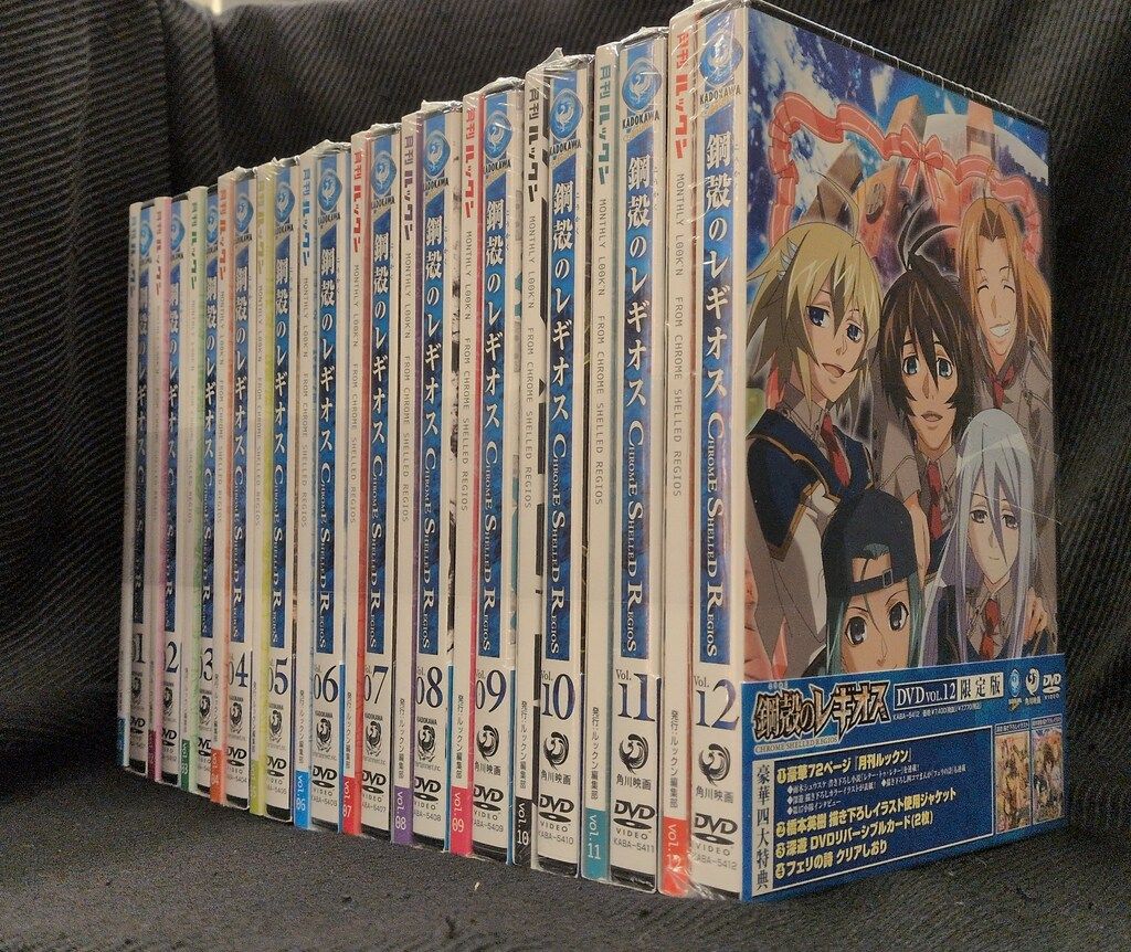 アニメDVD 鋼殻のレギオス 全12巻セット ※4巻以降未開封 - メルカリ