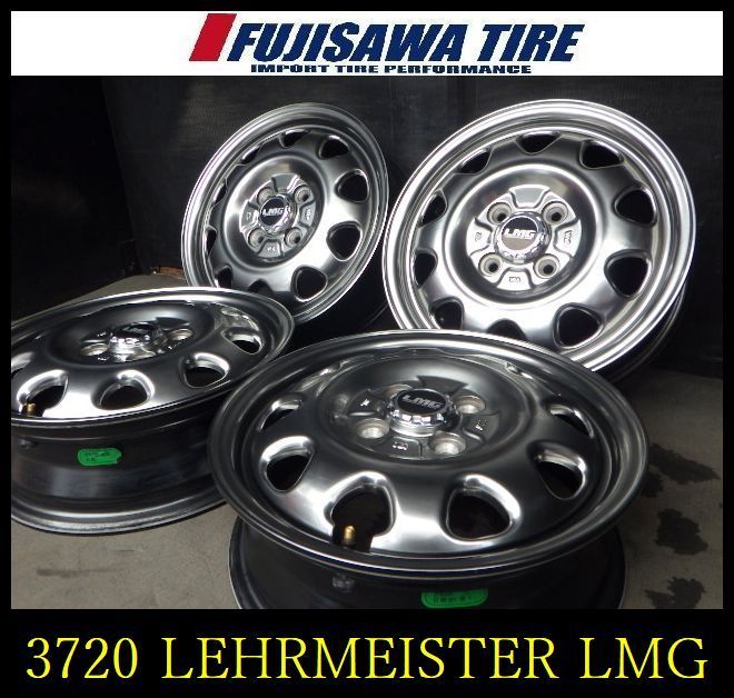 【3720】J送料無料▲LEHRMEISTER LMG OFF-STYLE▲14x4.5J 4穴 100 +45▲4本 26102355