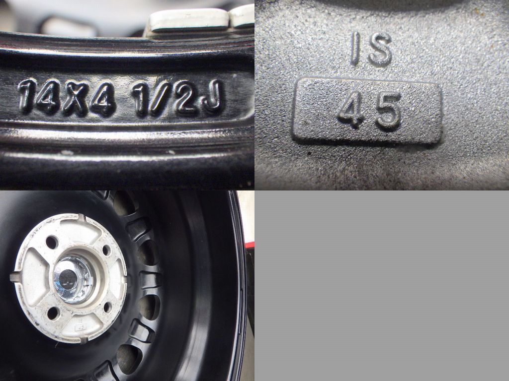 【3720】J送料無料▲LEHRMEISTER LMG OFF-STYLE▲14x4.5J 4穴 100 +45▲4本 26102355