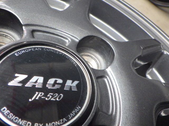 【3721】J送料無料▲MONZAJAPAN ZACK JP-520▲14x4.5J 4穴 100 +45▲4本 26102356