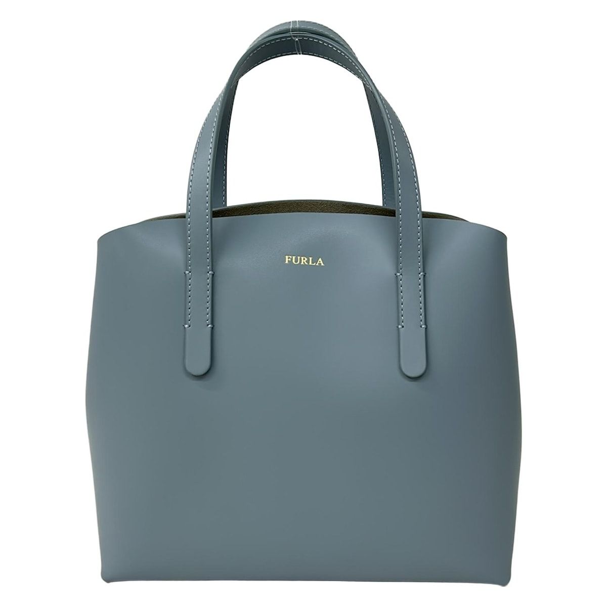 FURLA(フルラ) トートバッグ パラダイス S ライトブルー レザー - メルカリ