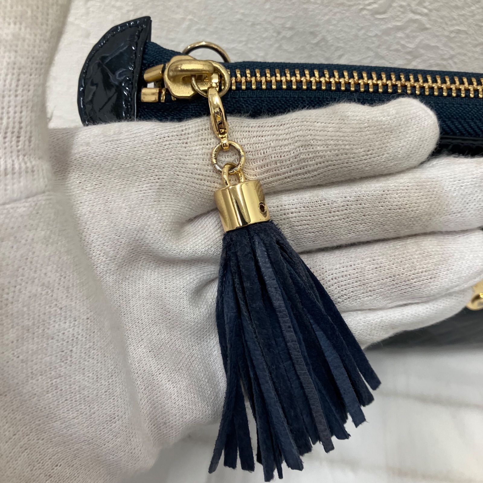 1649 良品 ATAO アタオ ブーブー クロス ネイビー booboo cross お財布