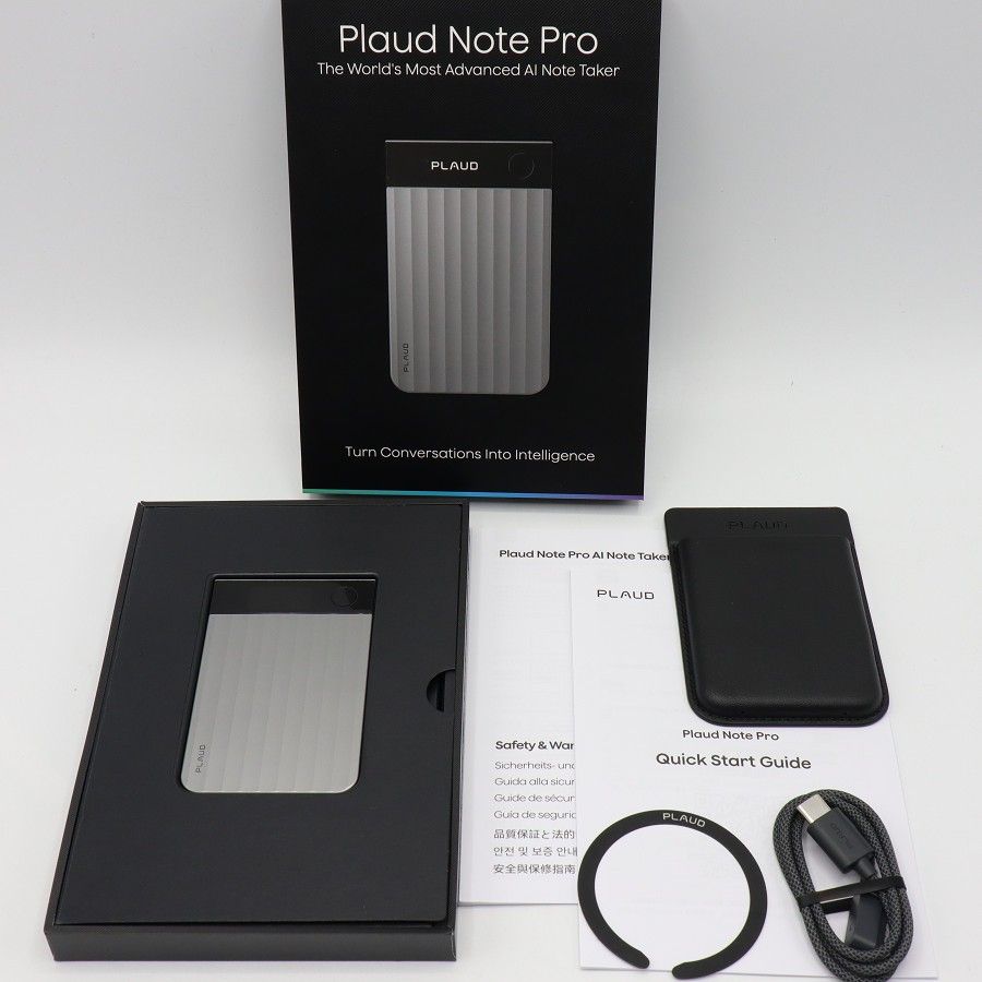 plaud note シルバー　おまけ付き PLAUD NOTE ボイスレコーダー シルバー 【公式通販】