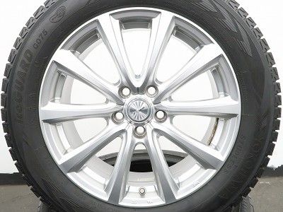ハリアー RAV4 NX 等に 4本 社外 18インチ 7.5J +39 5H PCD114.3 