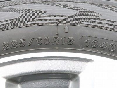 ハリアー RAV4 NX 等に 4本 社外 18インチ 7.5J +39 5H PCD114.3 