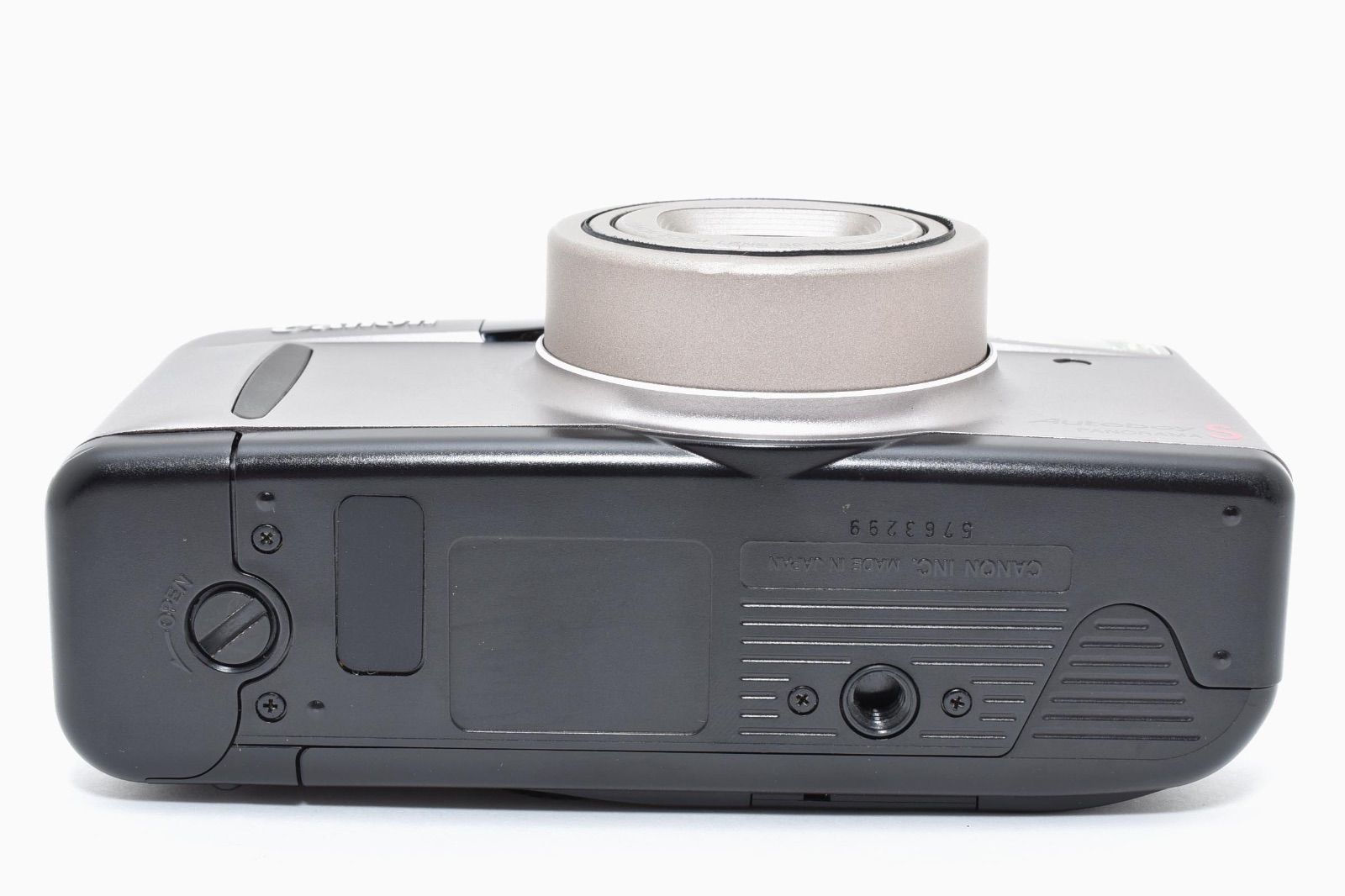 【完動品】Canon Autoboy S ブラック フィルムカメラ 動作確認済み Canon Autoboy S Black | ヨアケマエカメラ フィルムカメラ修理・販売