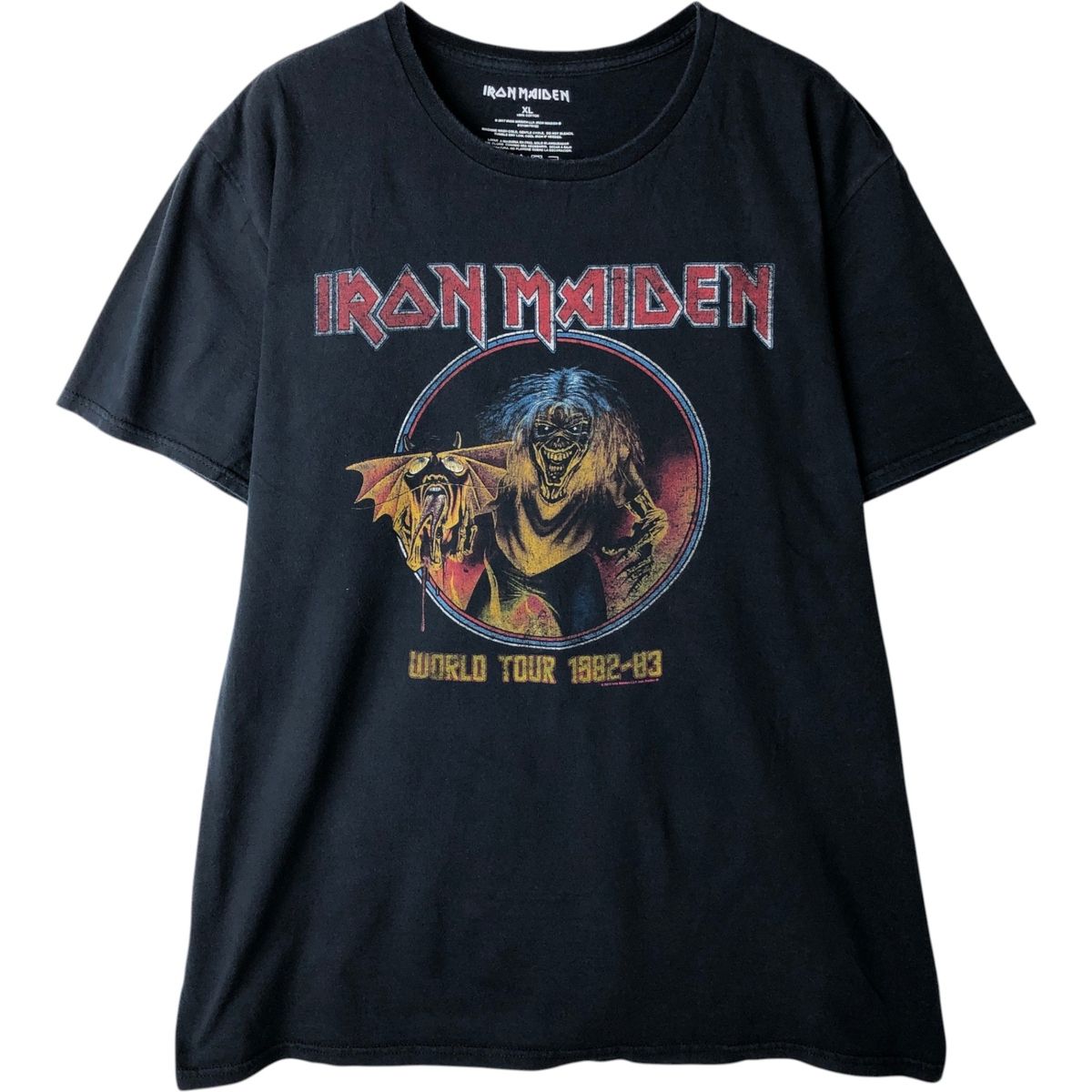 アイアンメイデン　Tシャツ 古着 IRON MAIDEN アイアンメイデン バンドTシャツ バンT メンズXL相当
