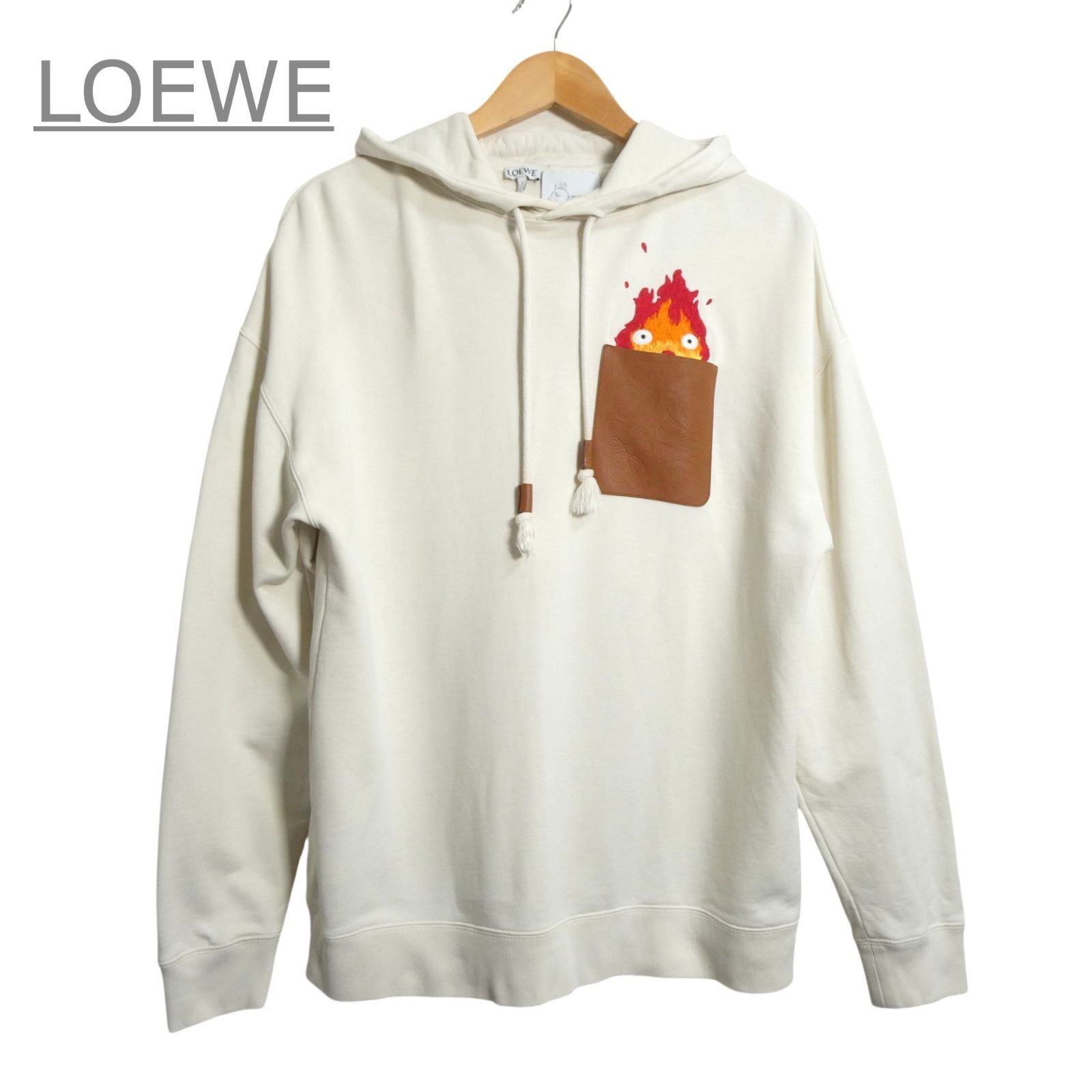 LOEWE ハウルの動く城 カルシファー スウェット ロエベ LOEWE ジブリコラボ ハウルの動く城 カルシファー パーカー