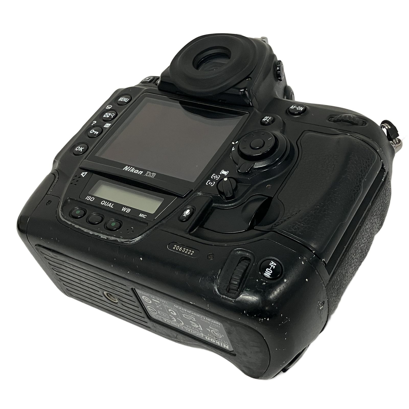 Nikon D3 ボディ デジタル 一眼 レフ カメラ バッテリー 付き ニコン 