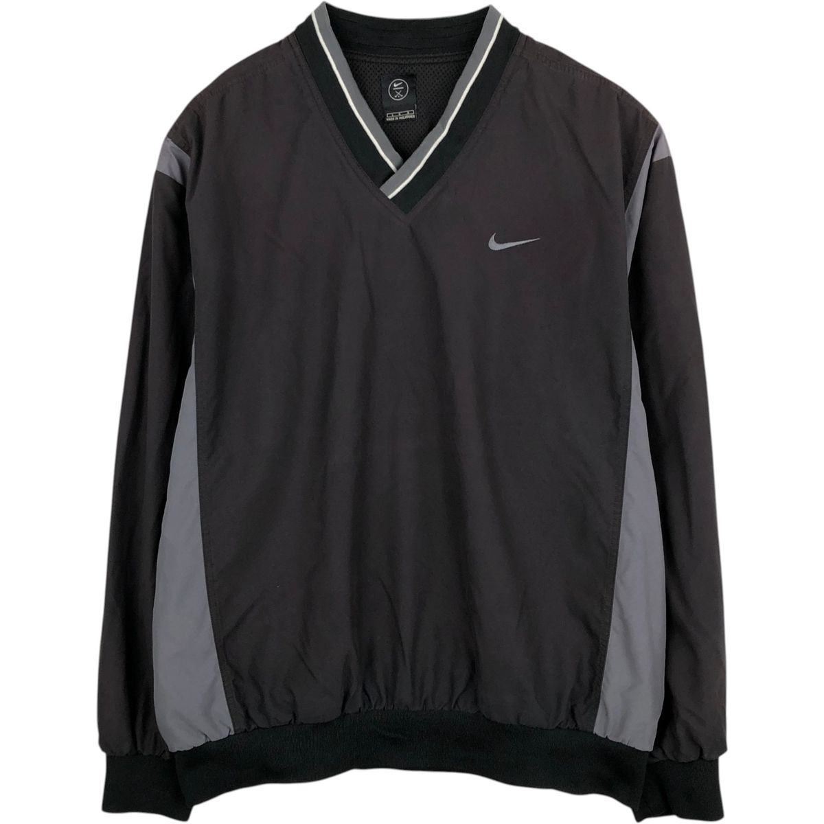 古着 ナイキ NIKE GOLF ゴルフ Vネック ウォームアッププルオーバー 