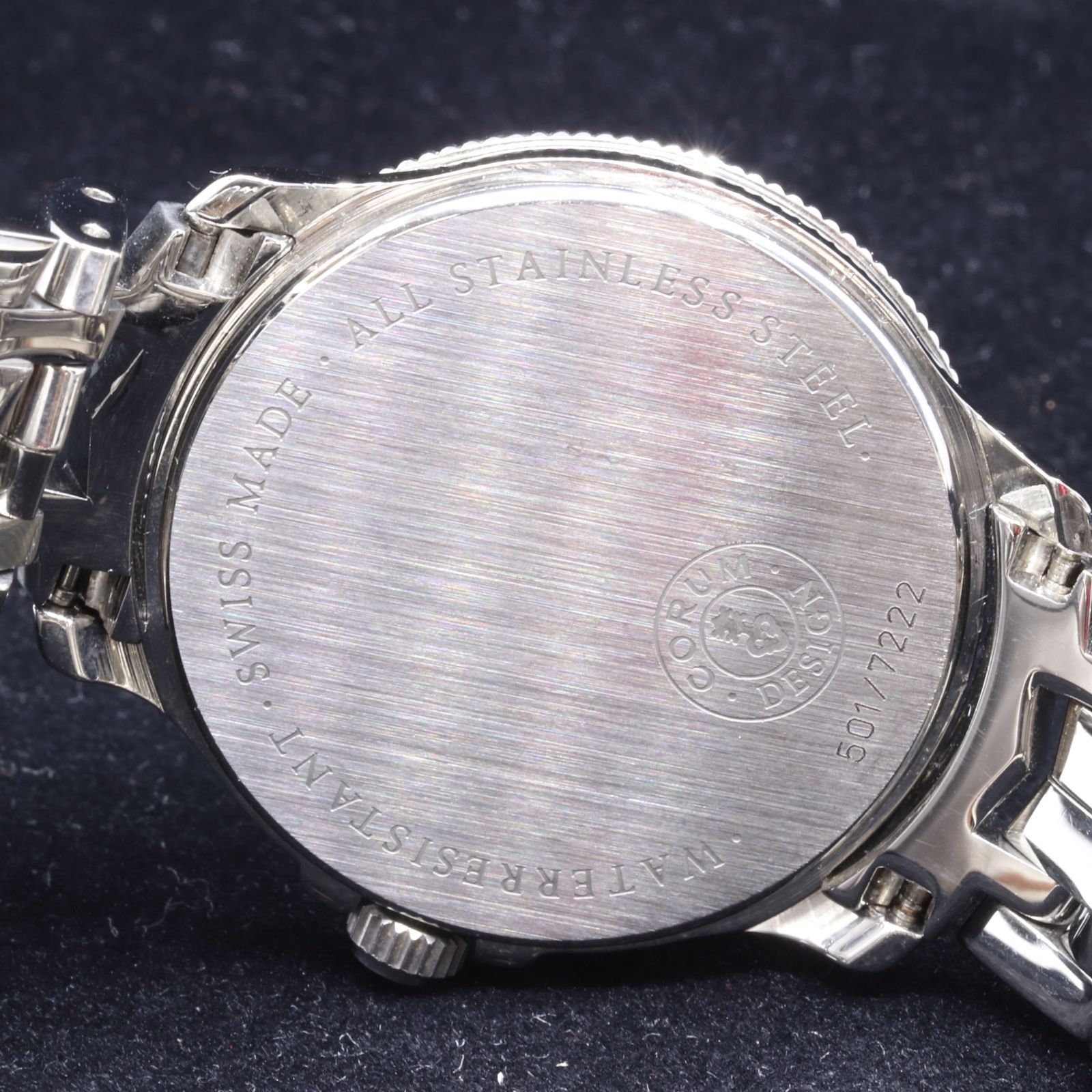 ITDD3JSVV5SS 美品 CORUM コルム メモタイム クォーツ あまりゴマ1つ 