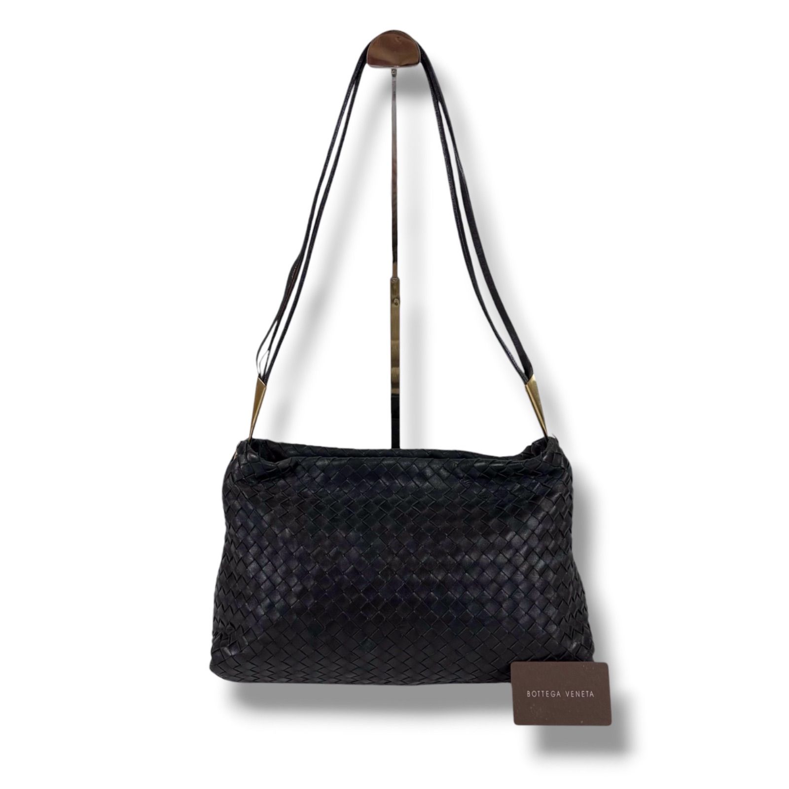 BOTTEGA VENETA Intrecciato Leather Hobo Bag ボッテガヴェネタ 