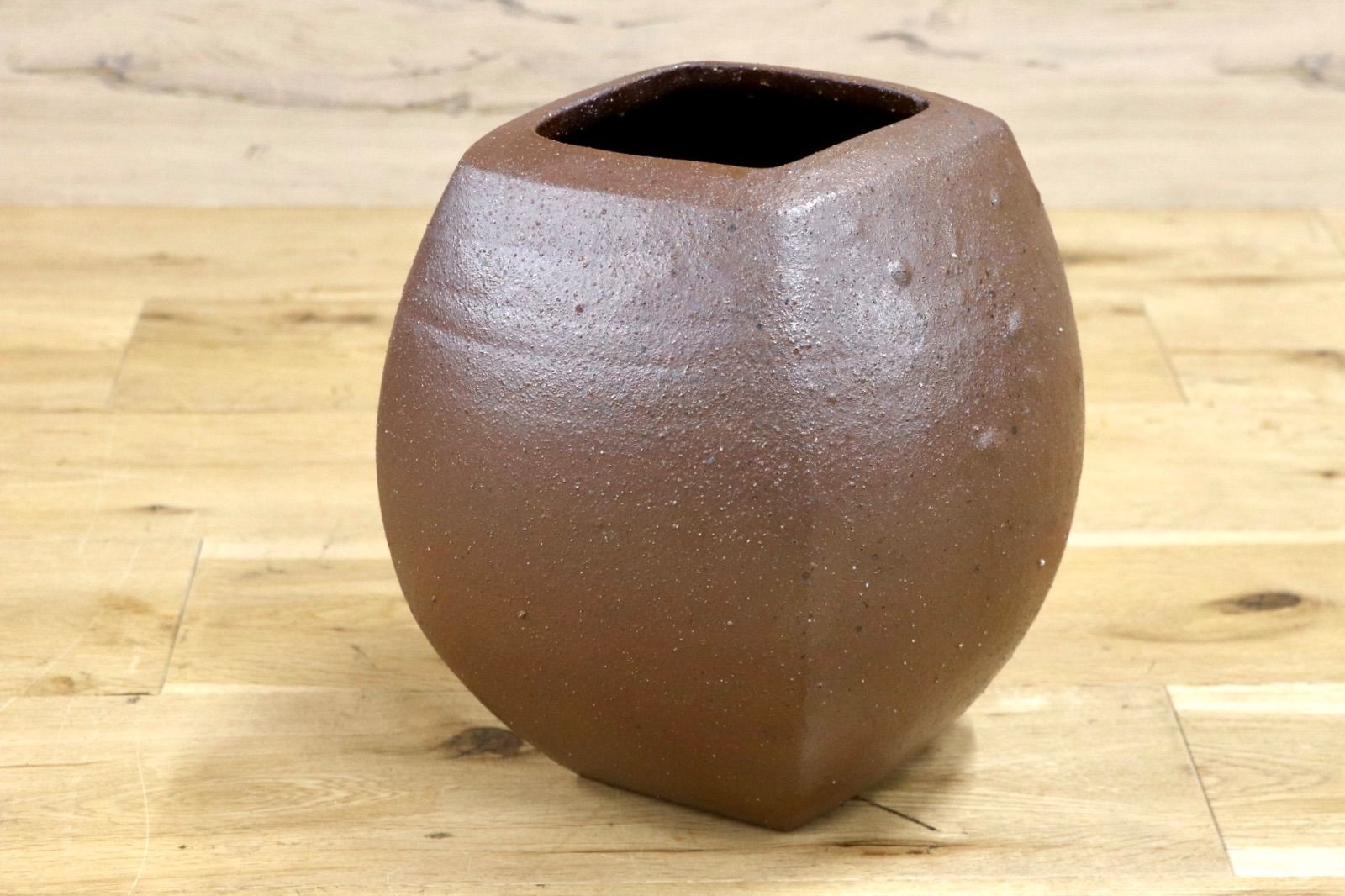 GMIO1○市野悟窯 丹波焼 花瓶 フラワーベース 花入 壺 作家物 陶器