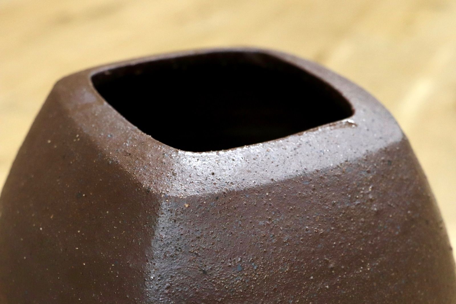 GMIO1○市野悟窯 丹波焼 花瓶 フラワーベース 花入 壺 作家物 陶器
