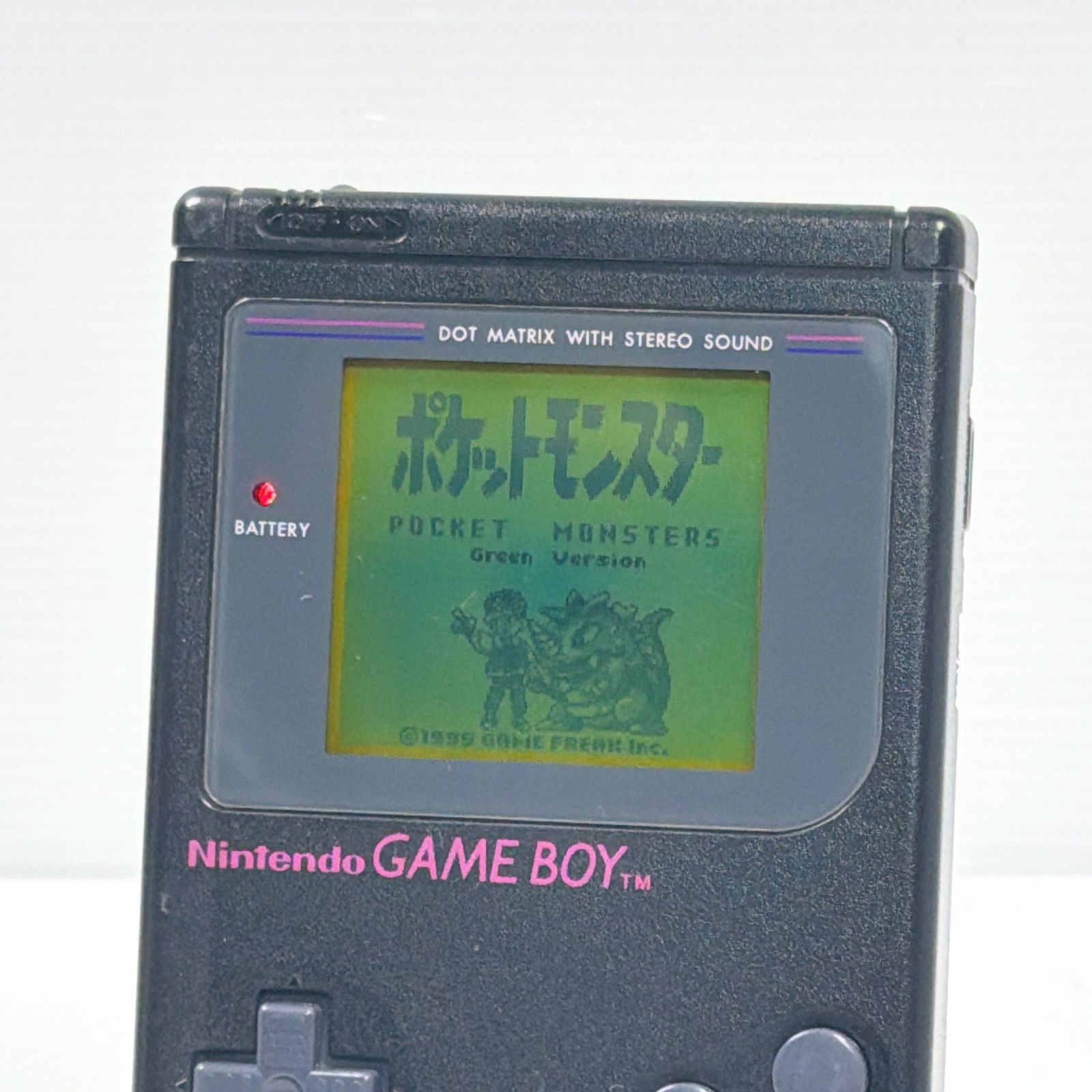 ゲームボーイブロス ブラック 外装美品 ポケットモンスター 緑 付き