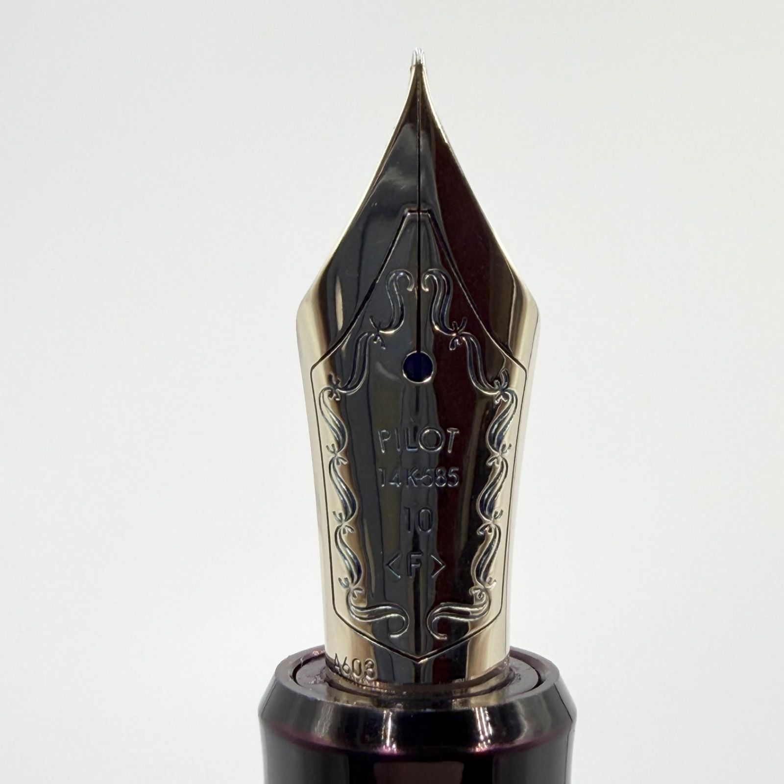 ☆1円～ PILOT パイロット 万年筆 CUSTOM 742 M 中字 ペン先 14K-585