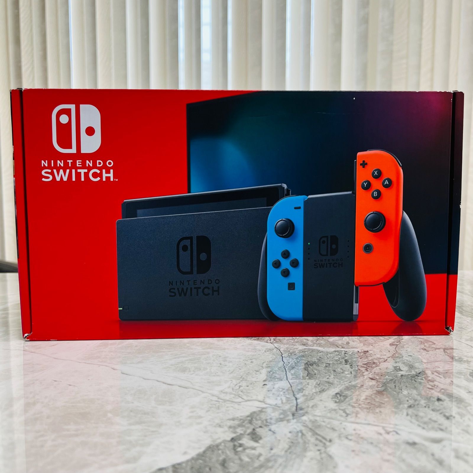 完動品】Nintendo Switch スイッチ 本体 バッテリー強化版 2021年製 箱