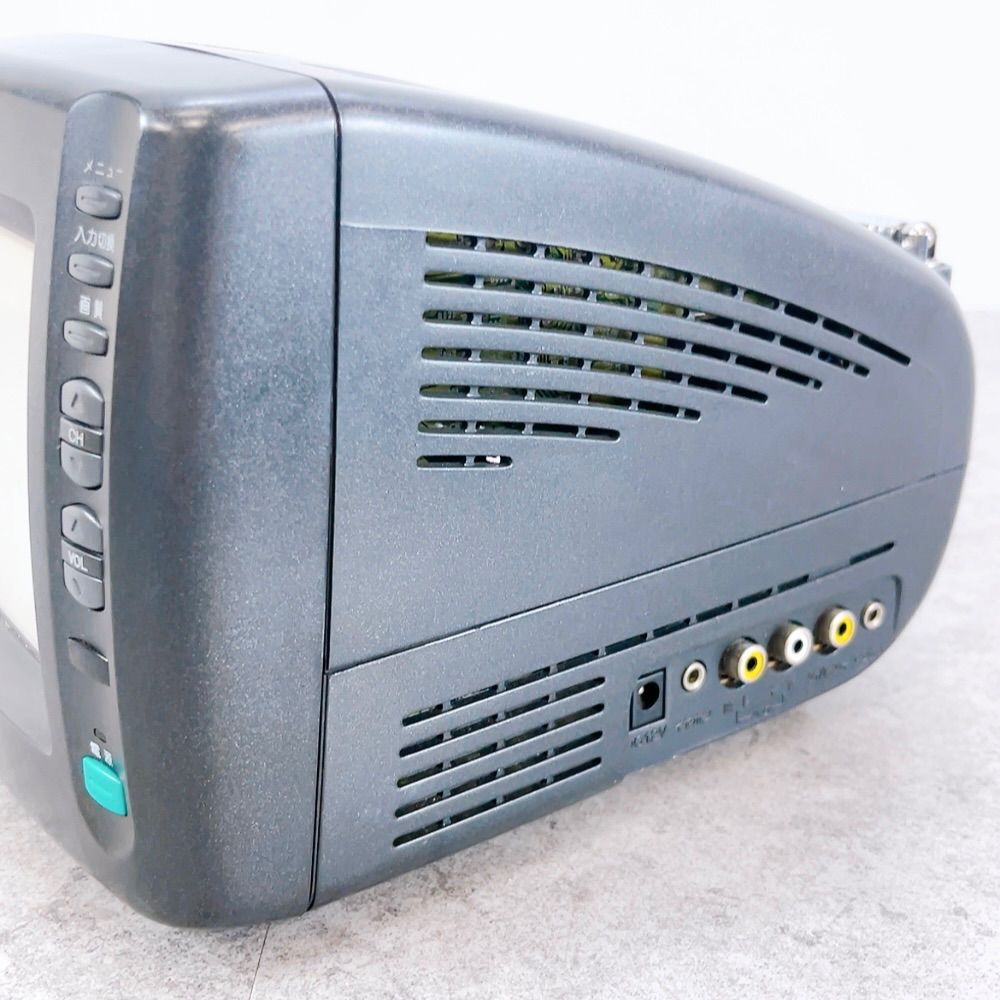 H-1264 ユピテル 6型カラーテレビ T6-C01 ブラック 動作確認済み