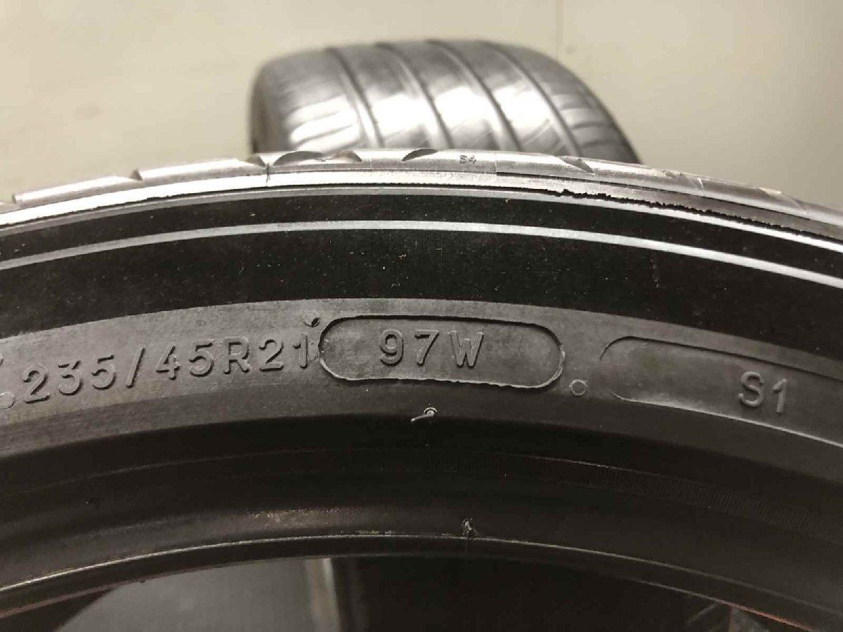 MICHELIN e・PRIMACY 235/45R21 21インチ 夏タイヤ 2本 23年製 バリ溝 