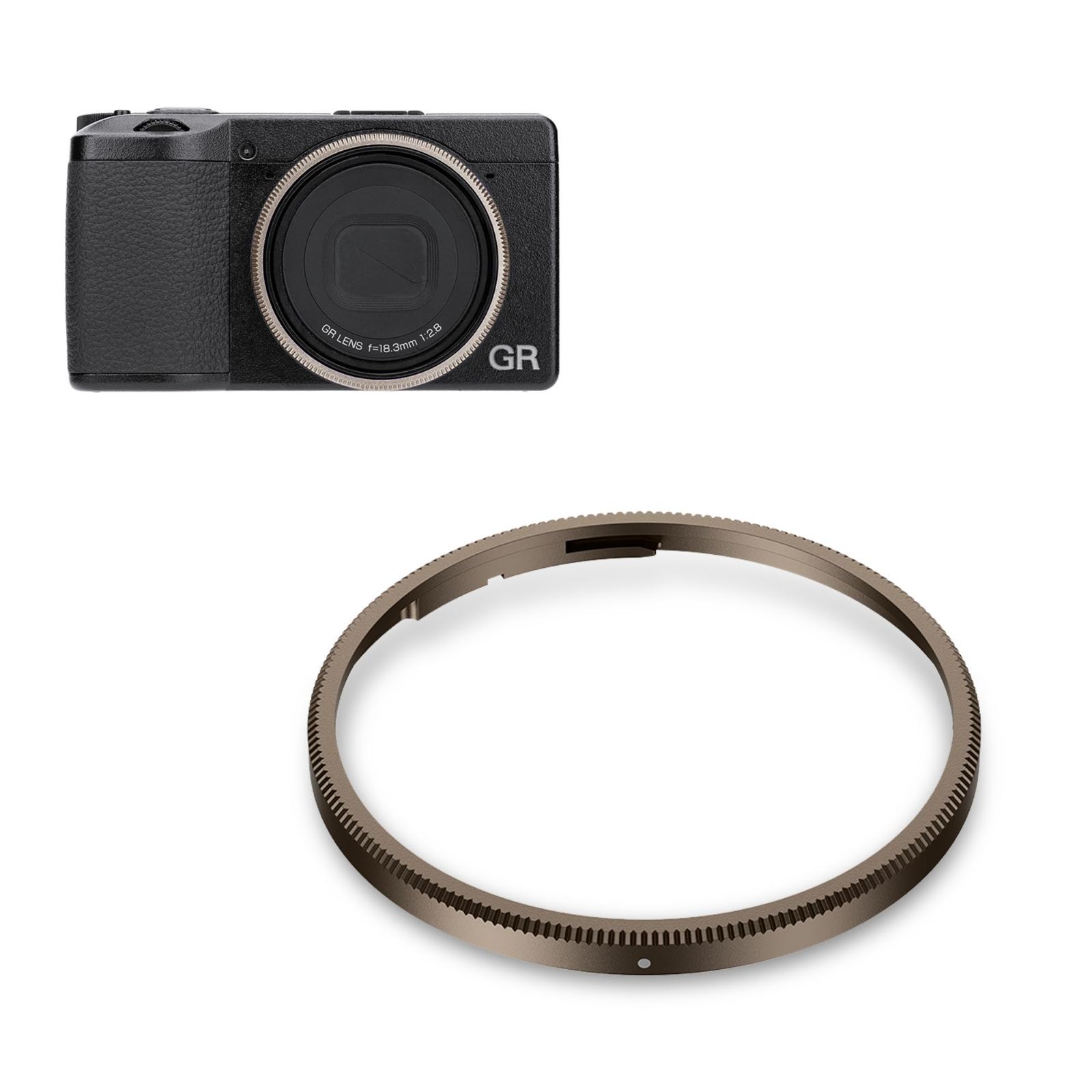 RICOH GR IIIリコー デコレーションリング 保護ガラス 0814 特価商品】IV GR4 GR GR IV HDF Ricoh GR IV Monochrome リコー に対応