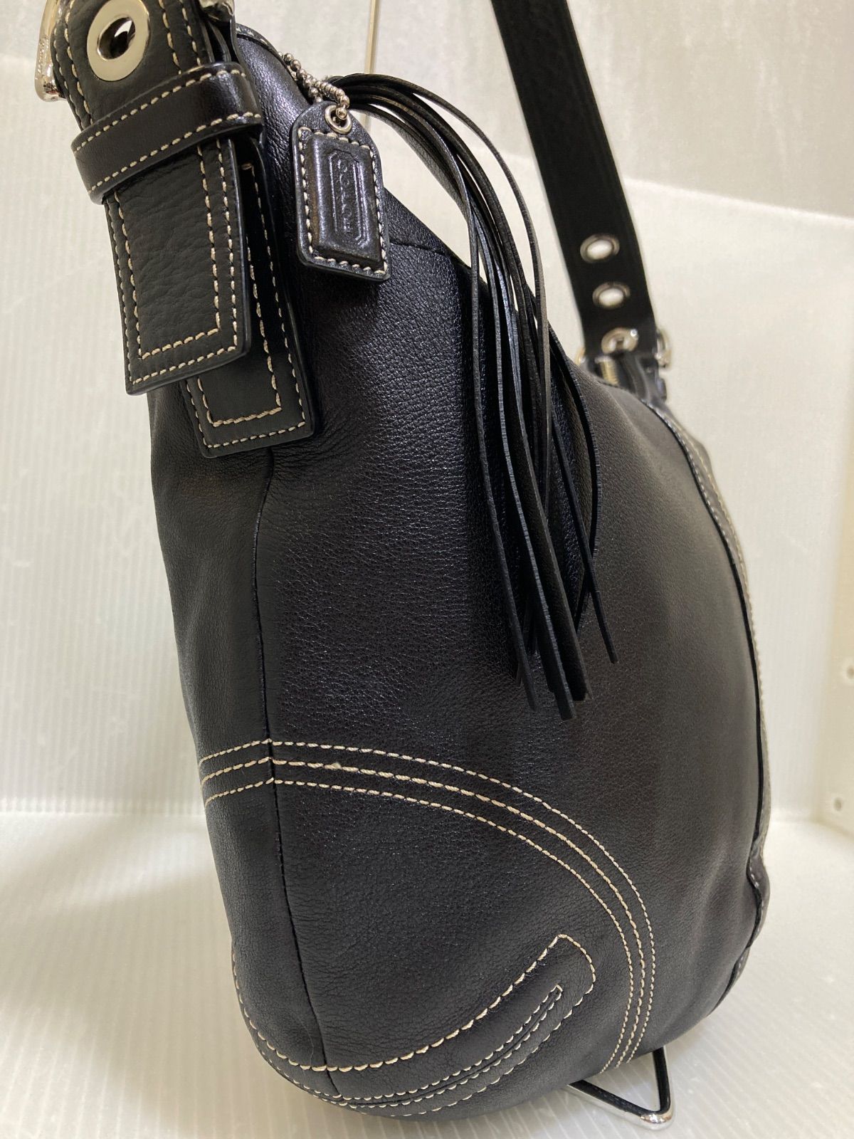 coach コーチ ワンショルダーバッグ F08A03 ハーフムーン レザー 