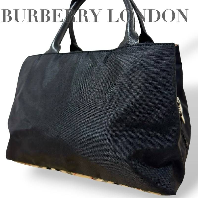 BURBERRY LONDON バーバリーブルーロンドン☆トートバッグ