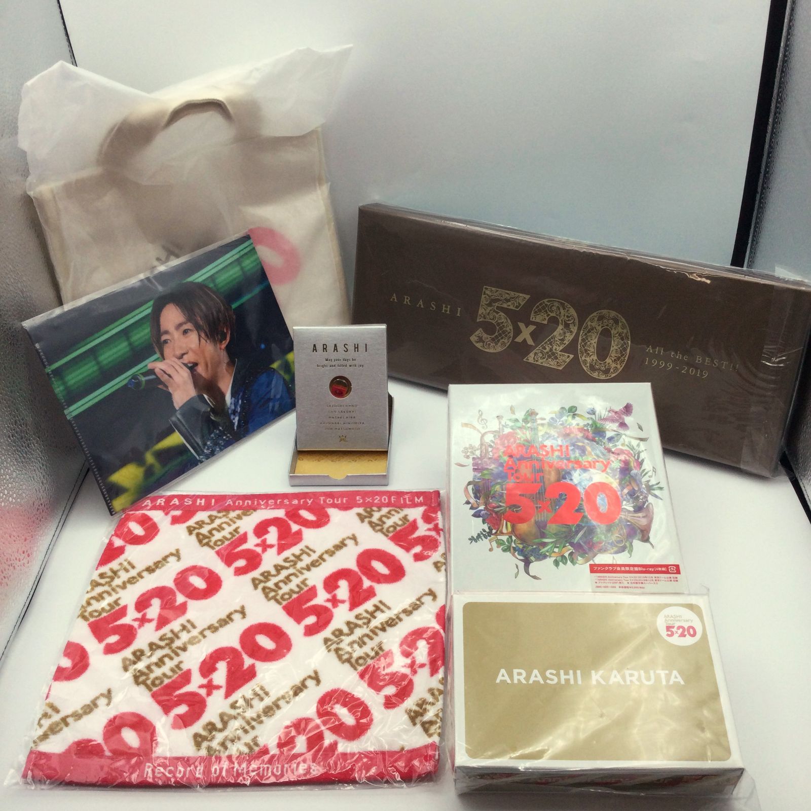嵐 20周年ライブ「5×20」関連グッズ8点セット まとめ売り Record of