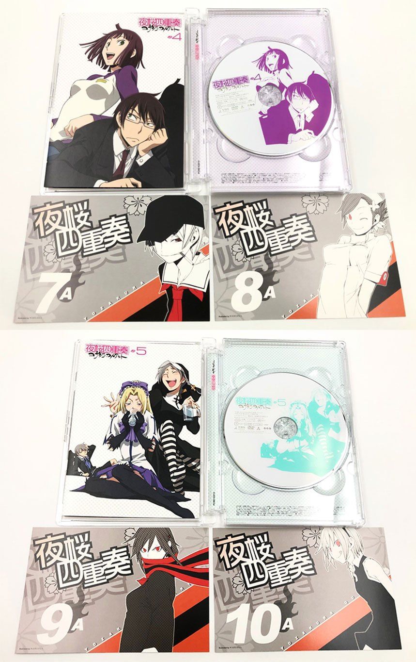 ♪) DVD 夜桜四重奏 ヨザクラカルテット BOX付 初回限定版 全6巻セット