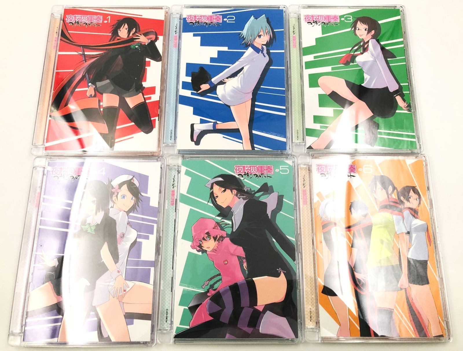 夜桜四重奏　初回限定盤　DVD CD セット ♪) DVD 夜桜四重奏 ヨザクラカルテット BOX付 初回限定版 全6巻セット