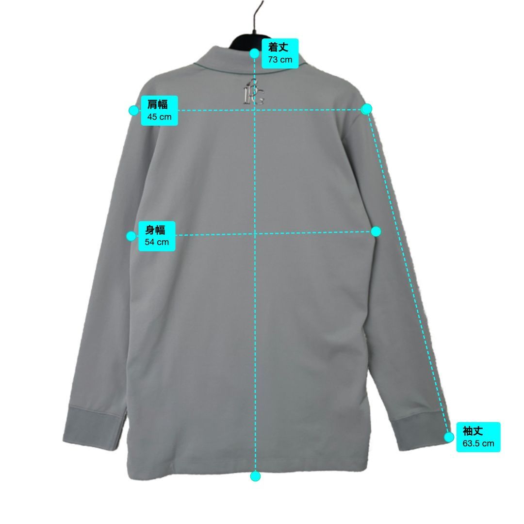 ゴルフ 新品 1PIU1UGUALE3 GOLF G.L/S POLO COLLARE ロゴ長袖