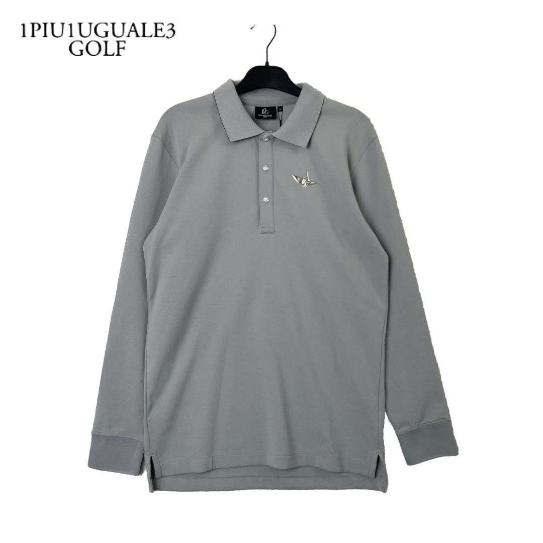 ゴルフ 新品 1PIU1UGUALE3 GOLF G.L/S POLO COLLARE ロゴ長袖