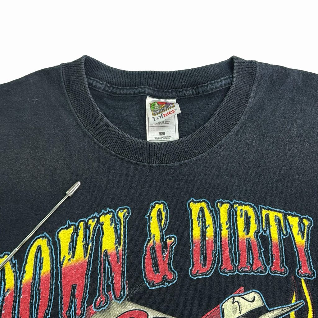 00年代 World of Outlaws レーシングTシャツ ブラック(メンズ L)中古
