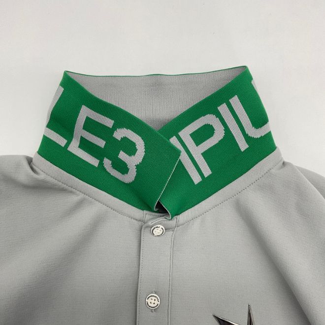 ★新品/定価4.4万★ 1PIU1UGUALE3GOLF ロゴ長袖ポロシャツ 4 ゴルフ 新品 1PIU1UGUALE3 GOLF G.L/S POLO COLLARE ロゴ長袖