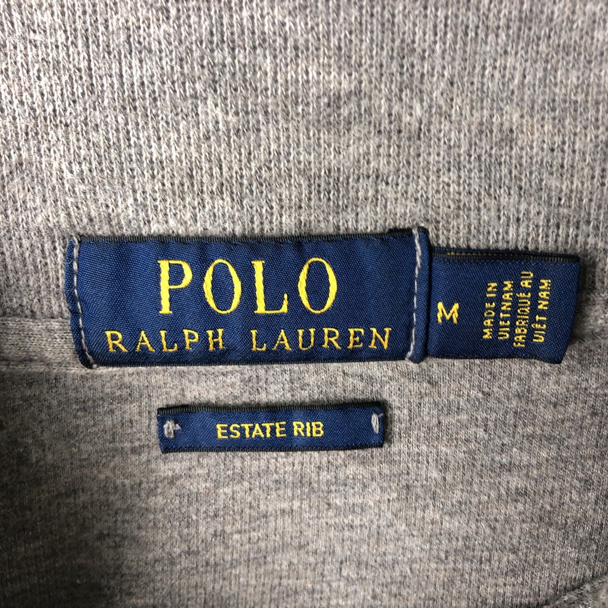 古着 ラルフローレン Ralph Lauren POLO RALPH LAUREN リブ編み ハーフ
