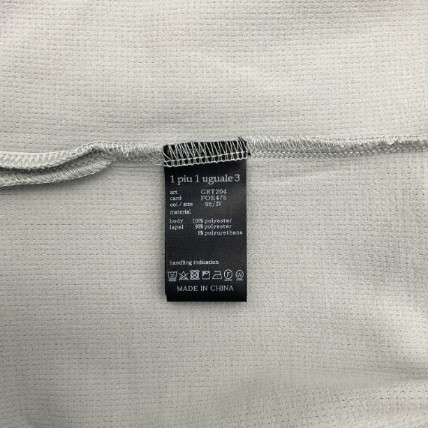 ゴルフ 新品 1PIU1UGUALE3 GOLF G.L/S POLO COLLARE ロゴ長袖
