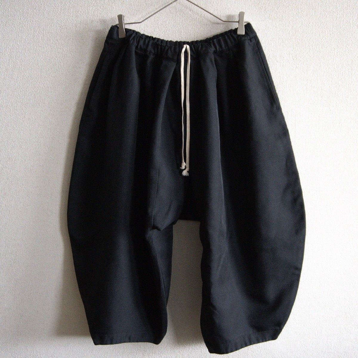美品】BLACK COMME des GARCONS 【製品染め サルエル バルーン パンツ 