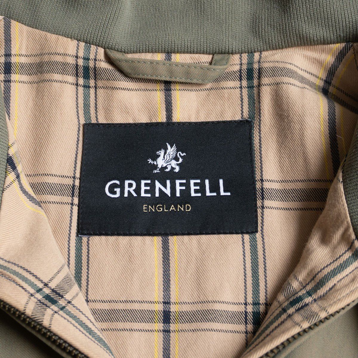 美品】GRENFELL【HARRINGTON JACKET】38 ハリントン ジャケット 玉虫