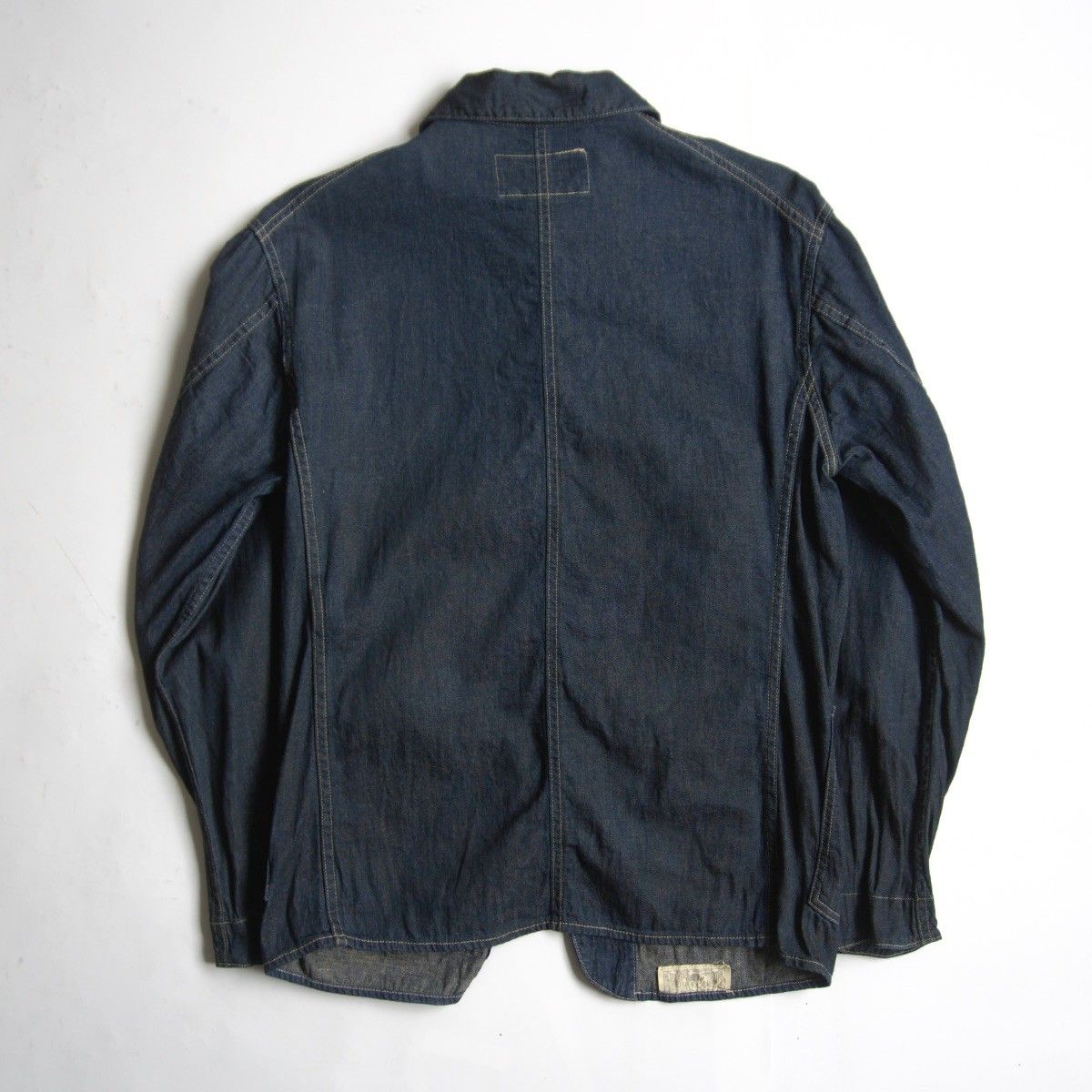 名作】RRL【DENIM COVERALL】S デニム カバーオール ジャケット ダブル