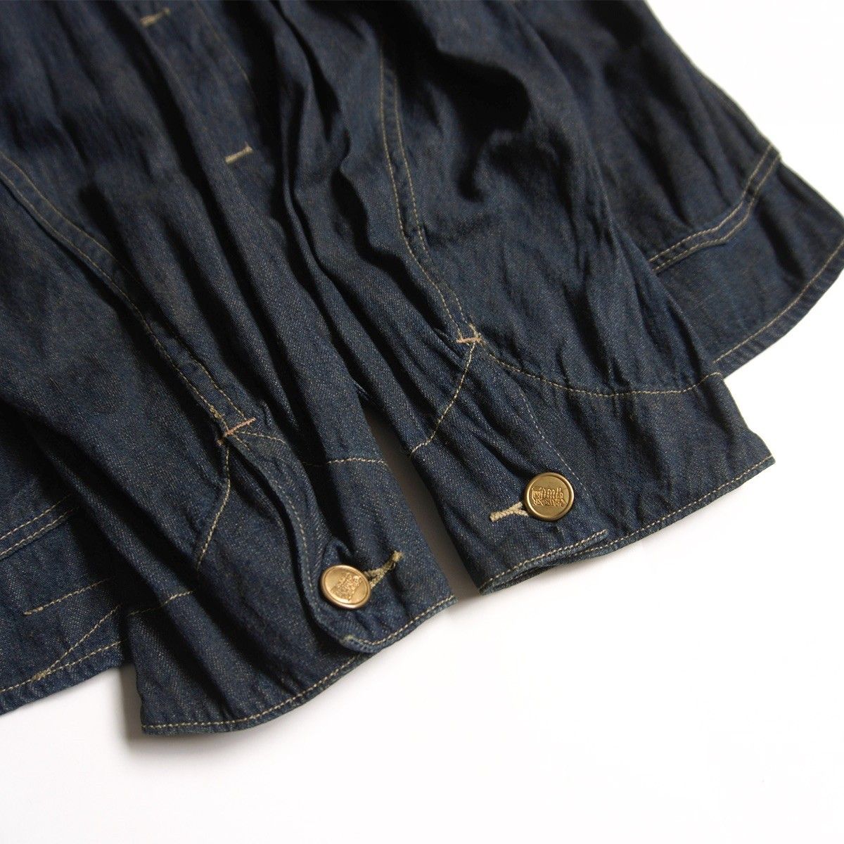 名作】RRL【DENIM COVERALL】S デニム カバーオール ジャケット ダブル