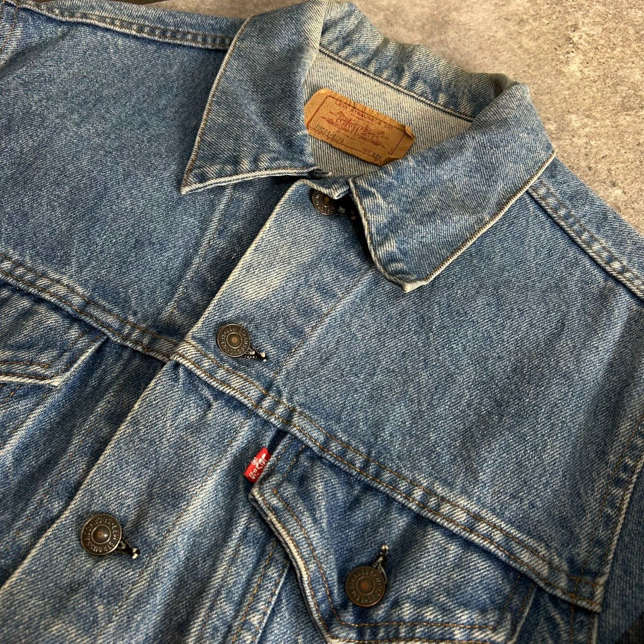 70's-80's Levi's リーバイス 70506-0214 スモールe 不均等V size 42R