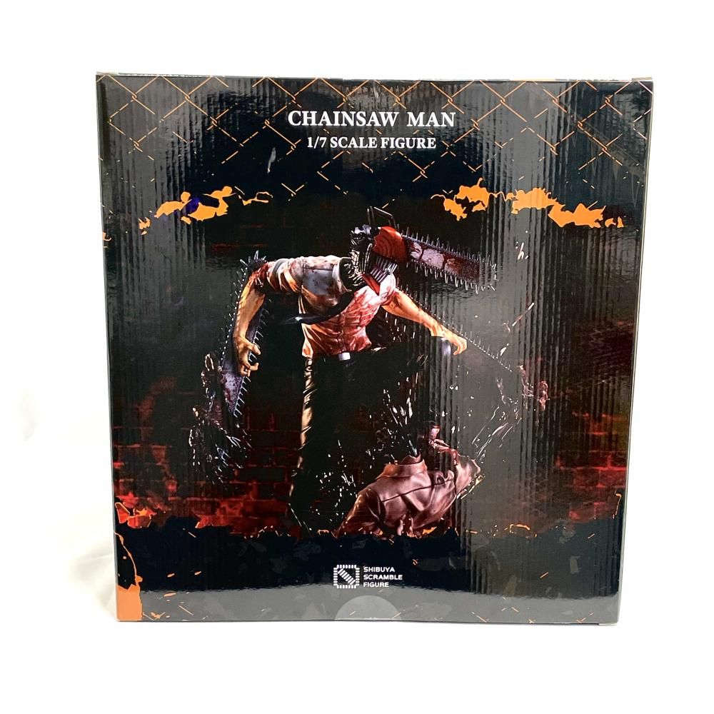 中古】未開封)eStream 渋谷スクランブルフィギュア チェンソーマン 1/7 