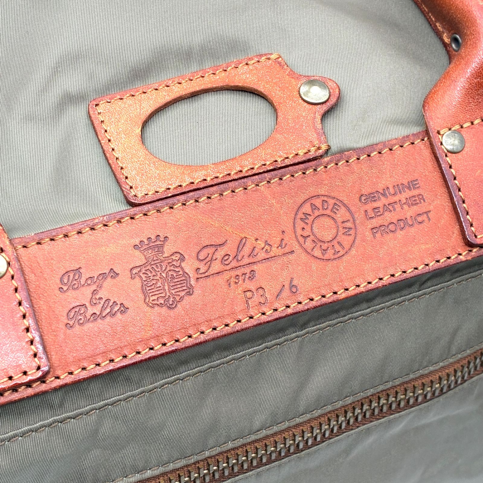 美品 Felisi フェリージ P3/6 2WAY ボストンバッグ ラゲージバッグ