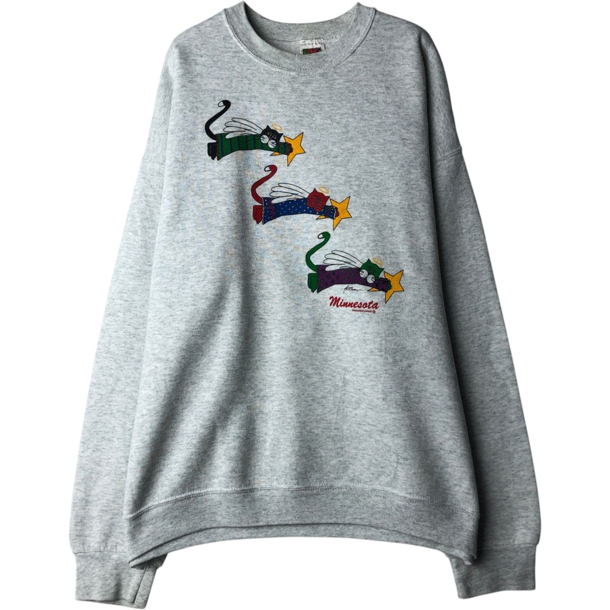 古着 90年代 フルーツオブザルーム FRUIT OF THE LOOM プリント 